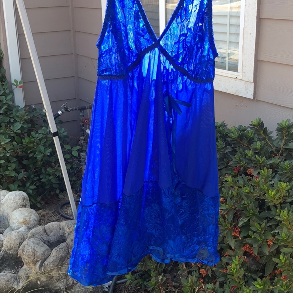 blue lace nighty